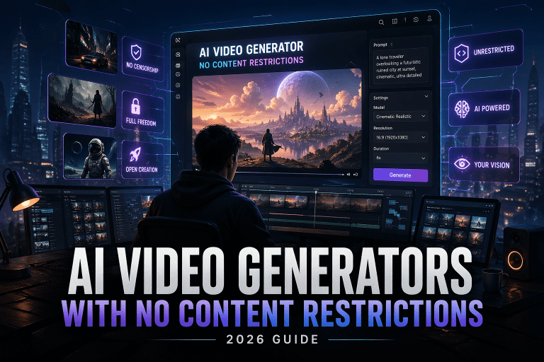 AI Video Generators with No Content Restrictions: 2026 Guide - CrePal ...
