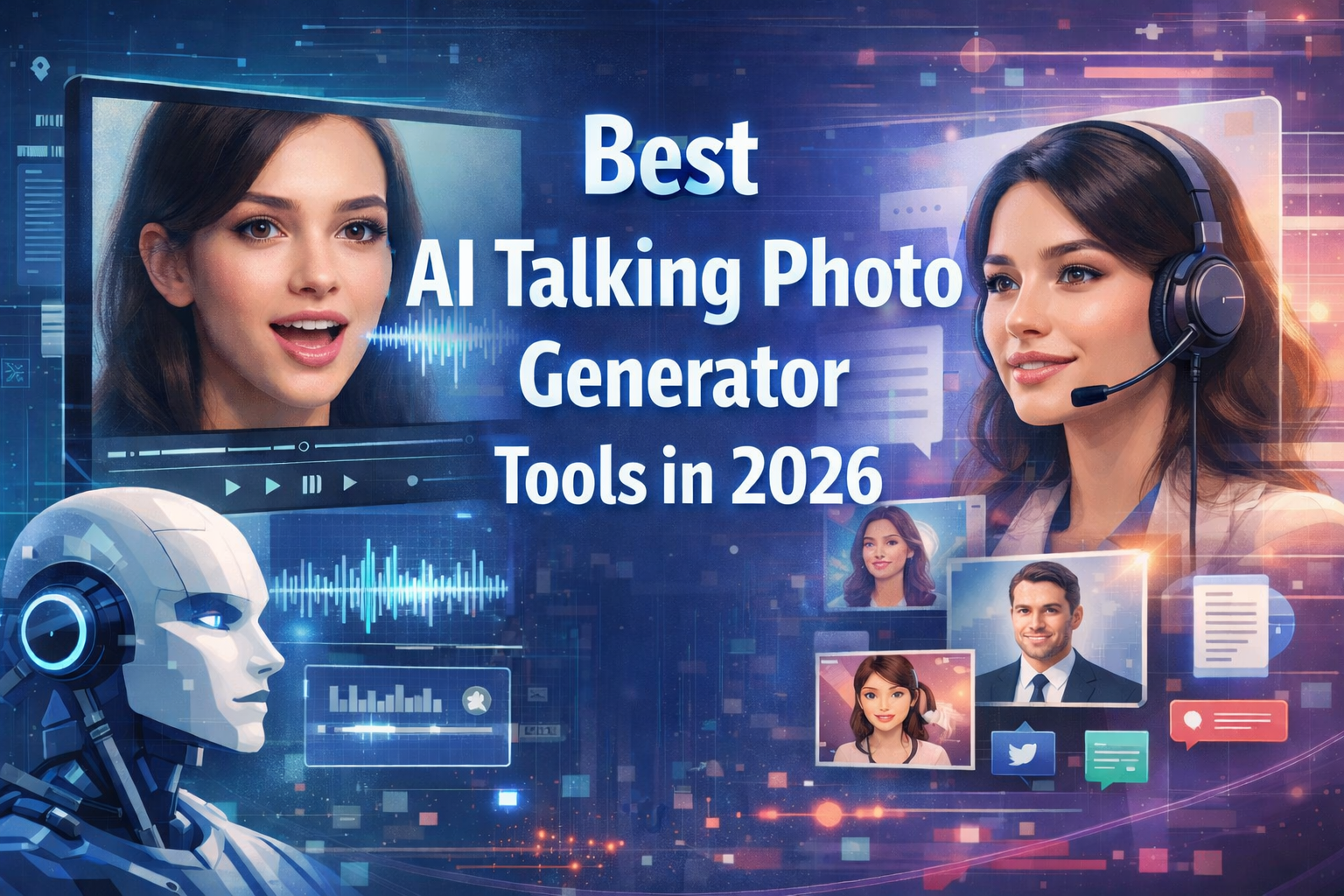 Best AI Talking Photo Generator Tools in 2026 - CrePal Content Center
