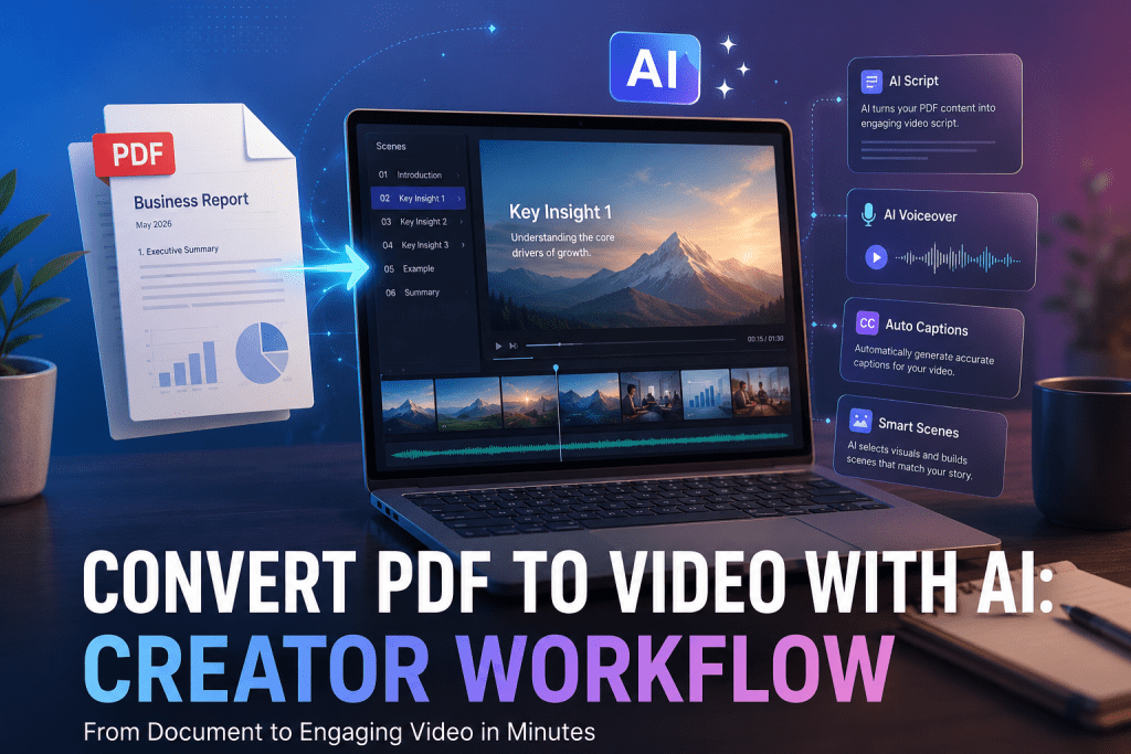 Convert PDF to Video with AI: Creator Workflow - CrePal Content Center