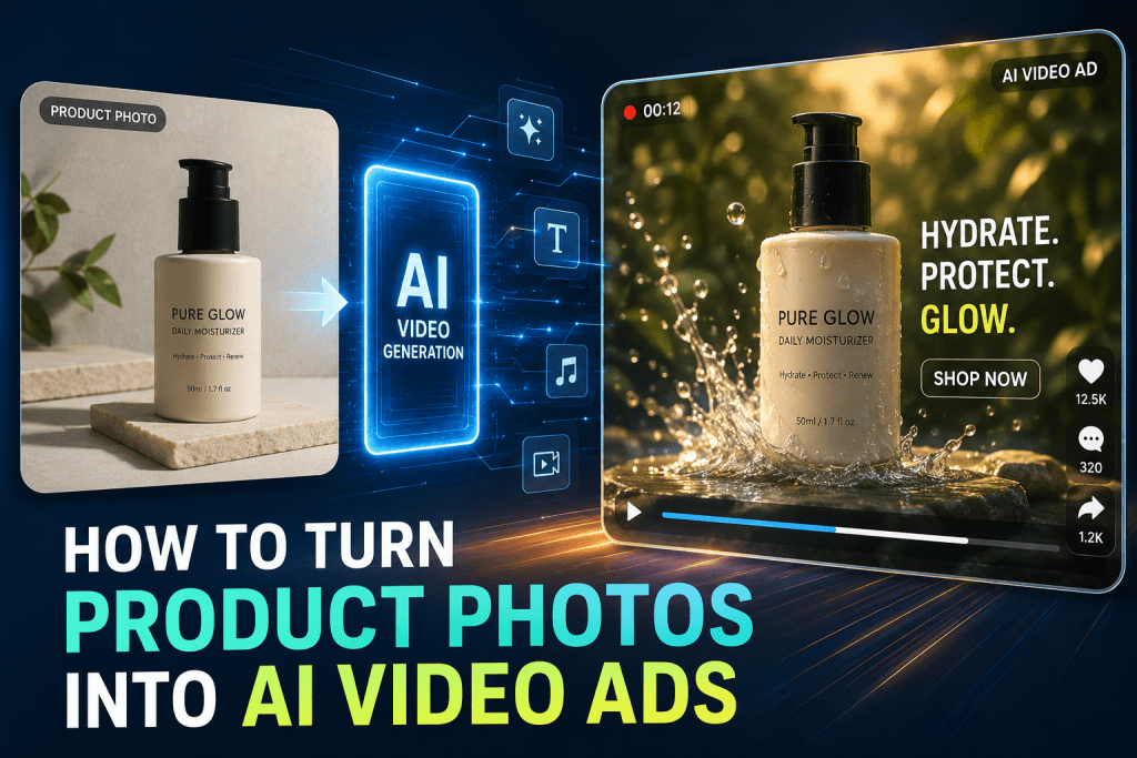 How to Turn Product Photos Into AI Video Ads - CrePal Content Center