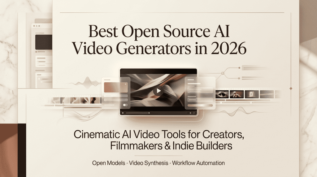 Best Open Source AI Video Generators in 2026 - CrePal Content Center