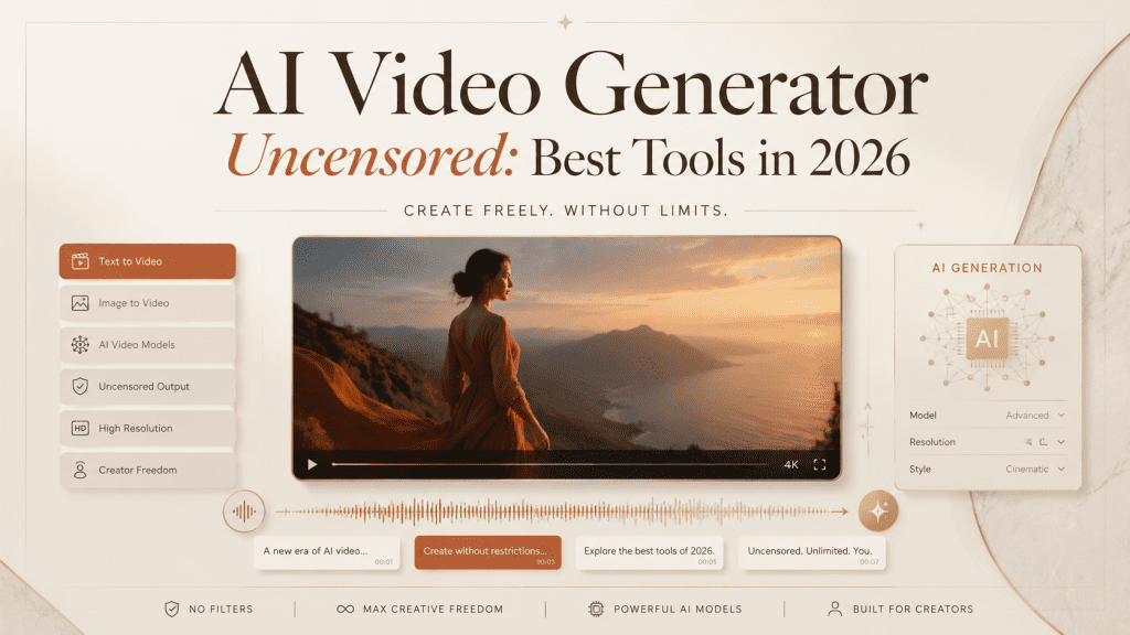 AI Video Generator Uncensored: Best Tools in 2026 - CrePal Content Center