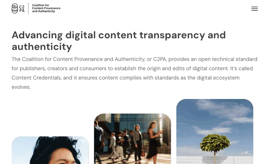 C2PA coalition advancing digital content transparency and authenticity for AI-generated videos. Important standard for the best free AI text to video generators 2026.