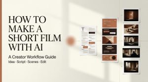 Master how to make a short film by following this AI creator workflow, covering every stage from initial idea to final editing.