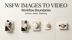 Learn critical workflow boundaries regarding consent and safety when converting NSFW images to video content online.