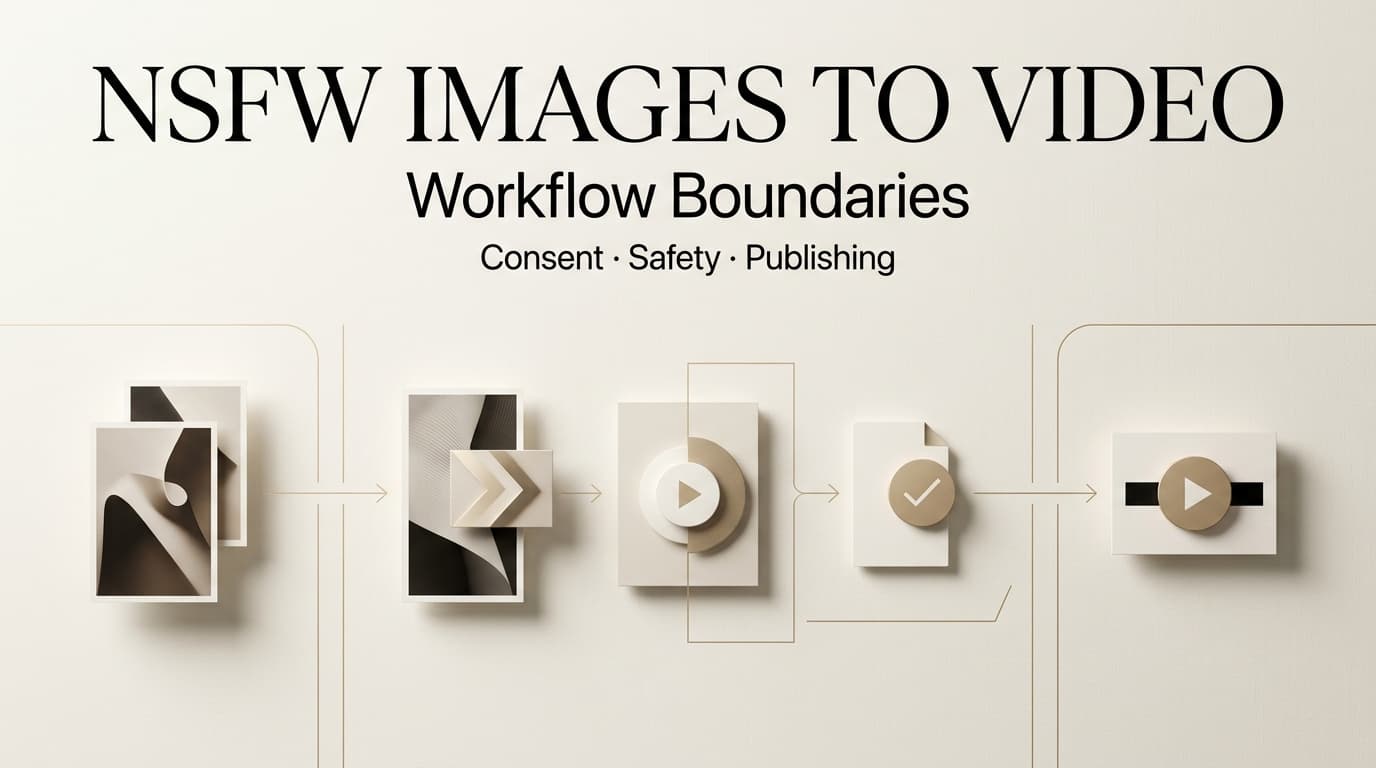 Learn critical workflow boundaries regarding consent and safety when converting NSFW images to video content online.