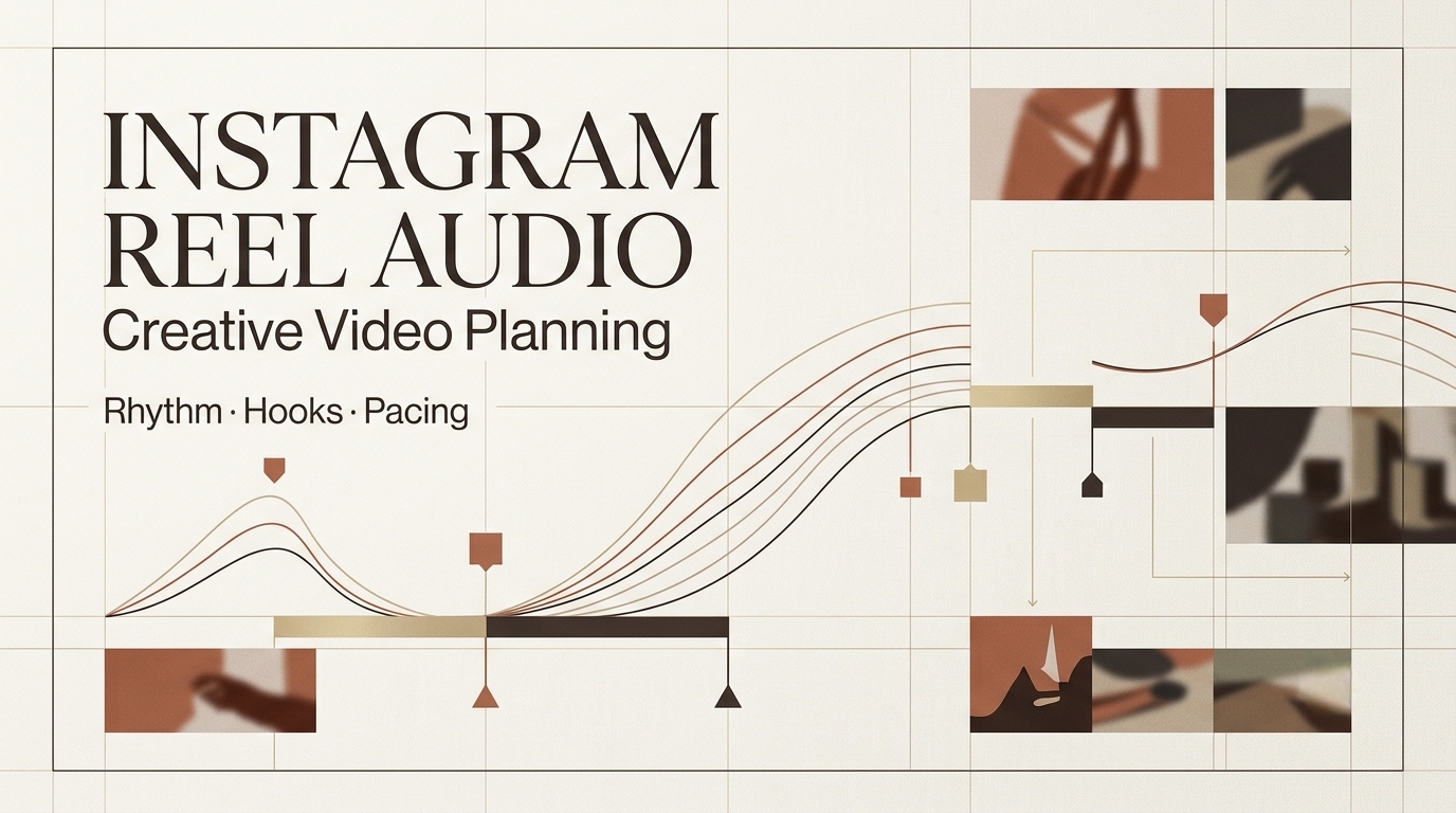 Learn creative planning techniques for instagram reel audio, focusing on rhythm, hooks, and pacing for better content.