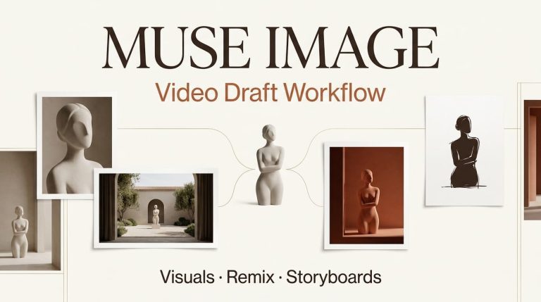 Enhance creative storyboards and visual remixes by streamlining your production process with the Muse Image workflow for videos.