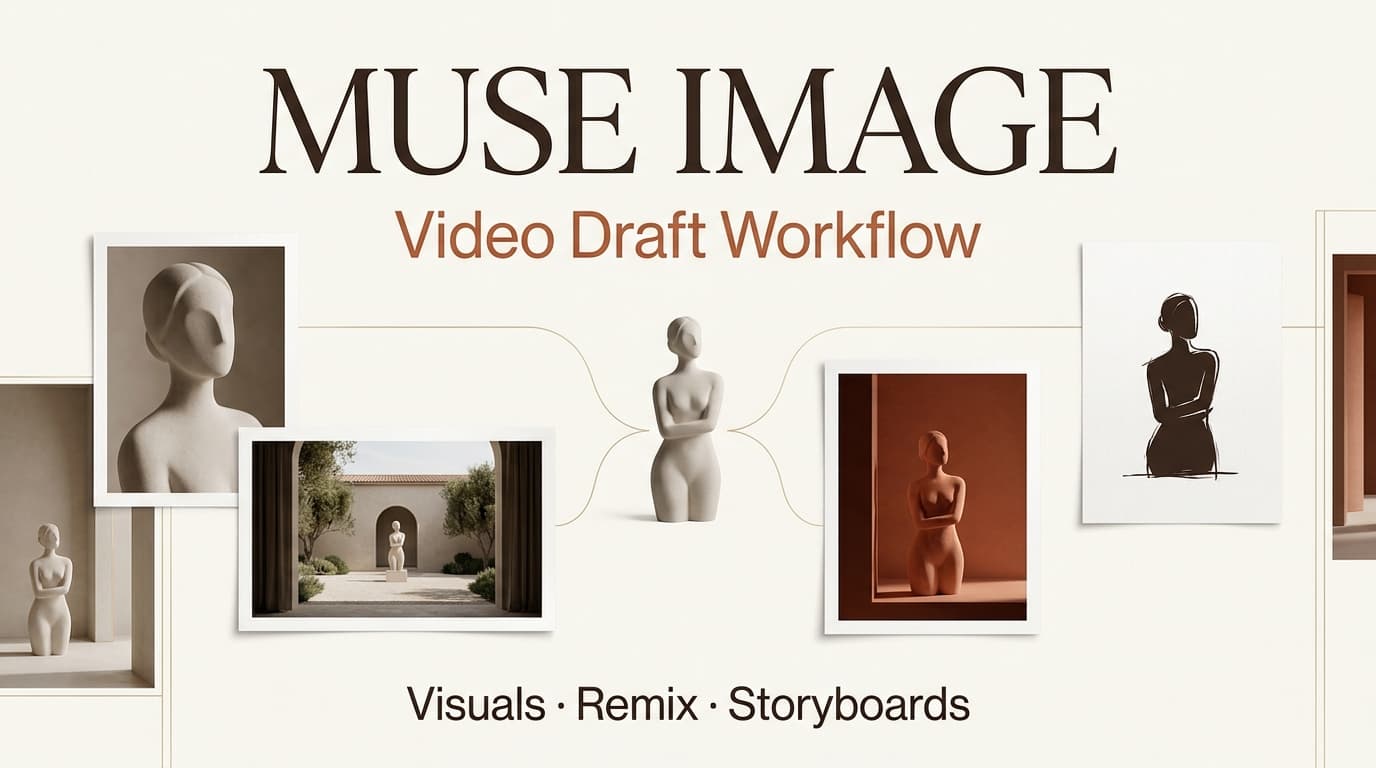 Enhance creative storyboards and visual remixes by streamlining your production process with the Muse Image workflow for videos.