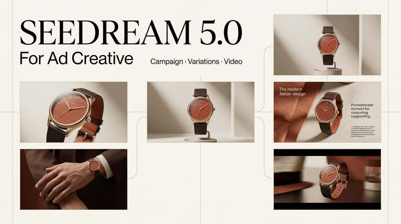 Enhance your marketing with Seedream 5.0, a powerful AI model designed for high-quality ad creative and visual production.