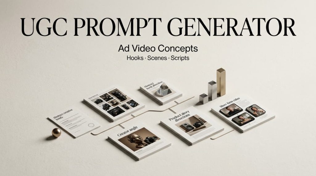 Discover how a ugc prompt generator helps marketers create high-converting ad video concepts, hooks, and scripts.