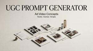 Discover how a ugc prompt generator helps marketers create high-converting ad video concepts, hooks, and scripts.