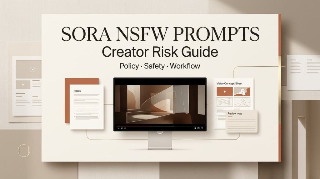 Learn creator safety policies and risk management workflows when handling sora nsfw prompts in modern video generation.