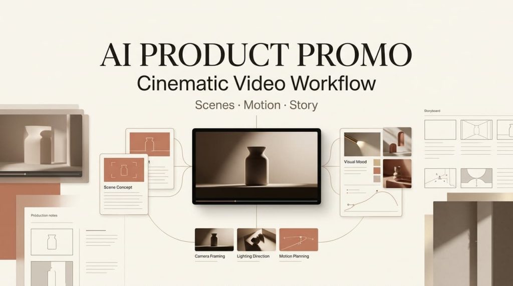 Master the ultimate workflow for creating a stunning AI product promo video using smart motion and cinematic scenes.
