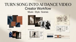 Follow this creative workflow to turn song into dance video by planning music, style, and scenes for AI generation.