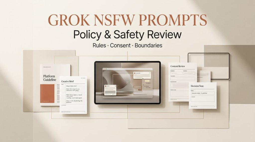 Review platform rules and safety guidelines when managing grok nsfw prompts to ensure ethical boundaries.