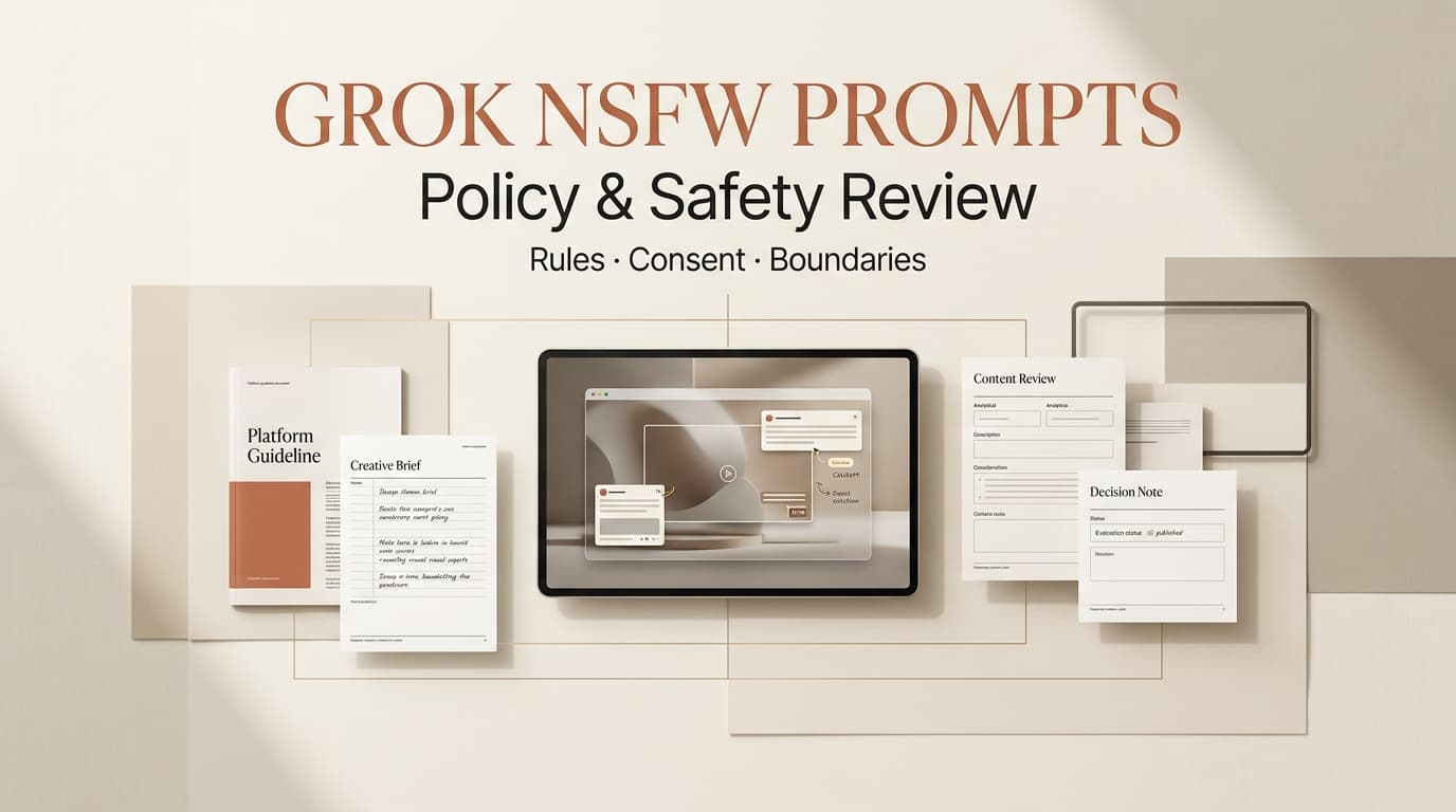 Review platform rules and safety guidelines when managing grok nsfw prompts to ensure ethical boundaries.