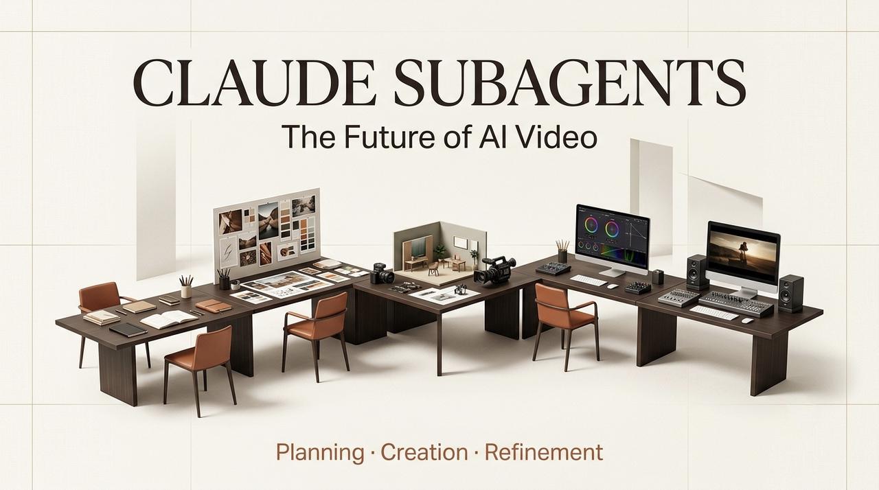 Discover how Claude Subagents streamline planning, creation, and refinement for high-quality AI video production workflows.