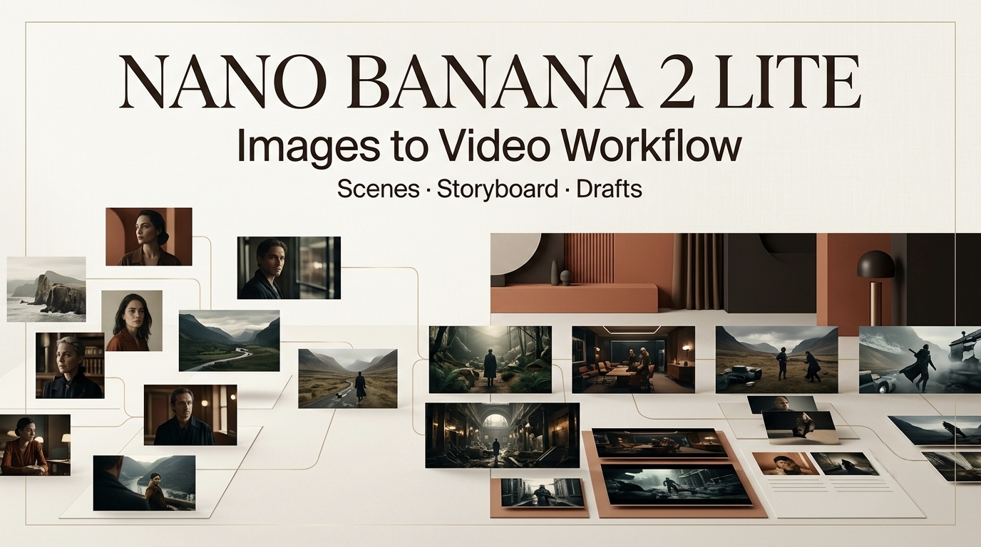 Explore the efficient Nano Banana 2 Lite workflow, designed to streamline your creative process from initial scenes to final video drafts.
