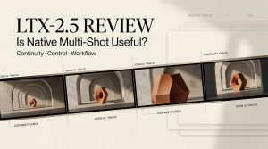Read our comprehensive LTX-2.5 review analyzing native multi-shot consistency, scene control, and video workflows.
