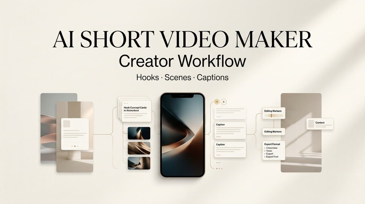 Discover how an advanced AI short video maker streamlines creator workflows using smart hooks, scenes, and captions.