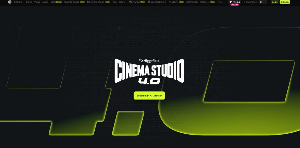 Review the director controls and interface when evaluating Seedance Studio vs Higgsfield Cinema Studio.