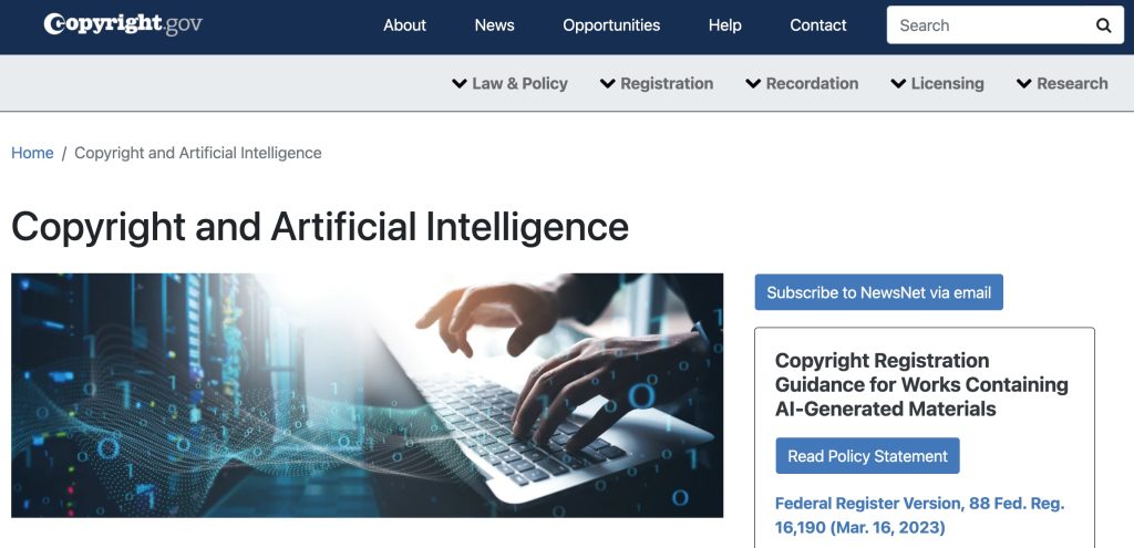 Explore copyright registration rules and AI-generated material guidelines for content created via an art prompt generator.