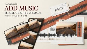 Learn how to add music to youtube video using the studio editor to include audio tracks and adjust timing.