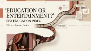 Explore the blurred lines of sex education porn videos by examining whether digital media serves education or entertainment.