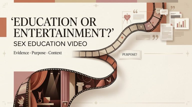 Explore the blurred lines of sex education porn videos by examining whether digital media serves education or entertainment.