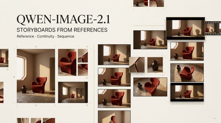 Explore how the qwen image 2.1 storyboard maintains visual continuity and reference sequence for creative projects.