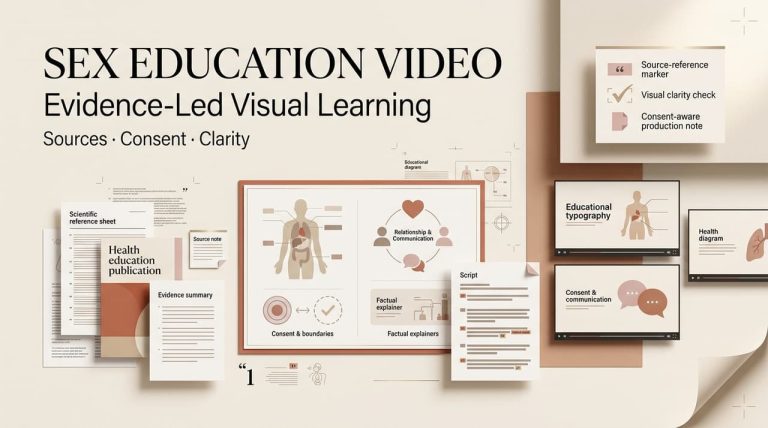 Explore an evidence-led visual framework designed to structure a professional sex education video effectively.