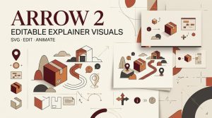 Discover how arrow 2 explainer videos empower creators with editable SVG assets, custom animations, and professional design.