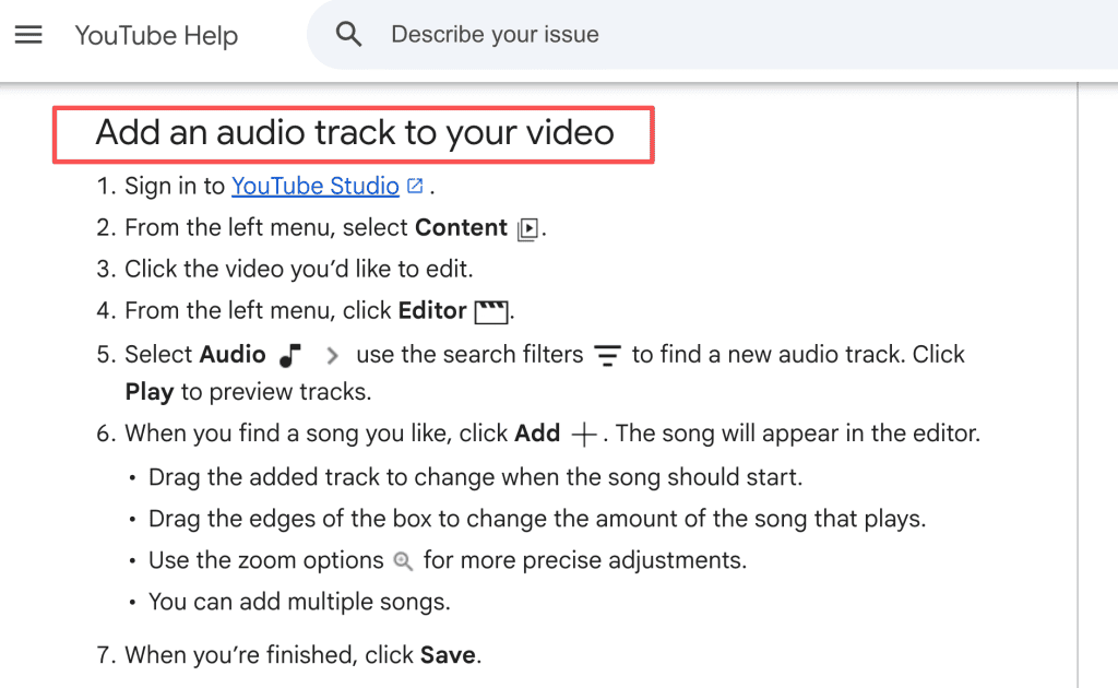 Discover step-by-step instructions on how to add music to youtube video by accessing safe audio libraries.