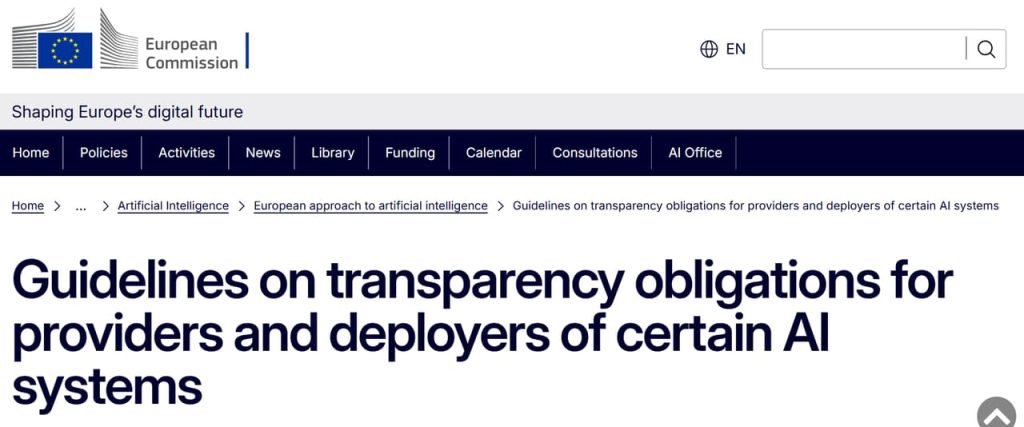 Read EU compliance guidelines regarding transparency obligations essential for every adult ai creator in digital media.
