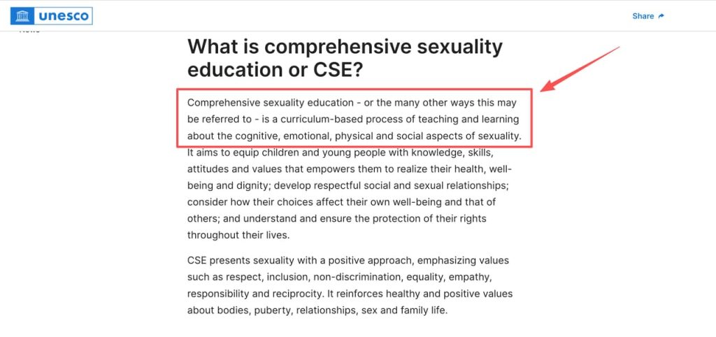 Review curriculum guidelines from UNESCO to ensure accuracy when planning content for a sex education video.