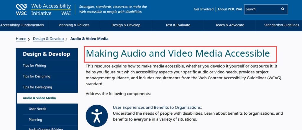 Ensure accessibility standards are met for multimedia content platforms featuring sex education porn videos.