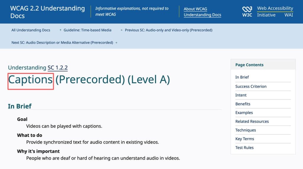 Ensure accessibility compliance and proper captioning for every published sex education video.