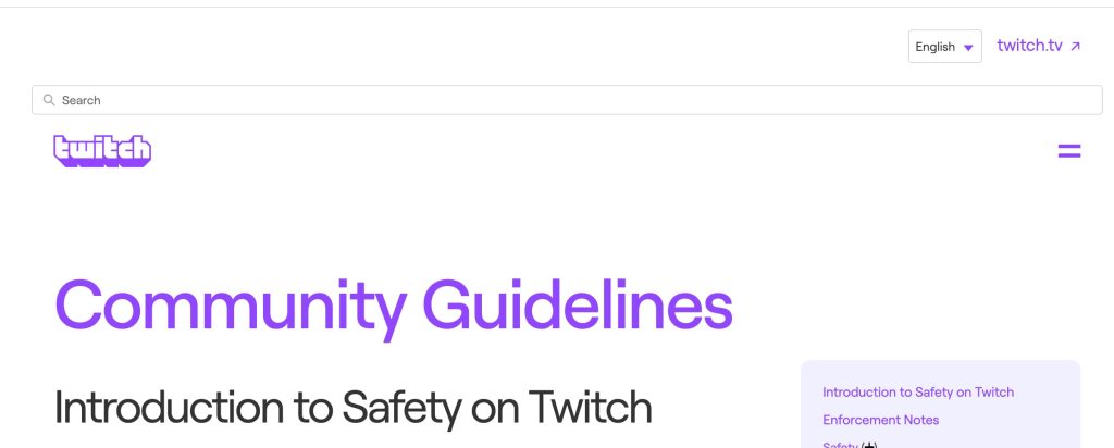 Read official safety policies and rules before streaming your interactive Infinite TV AI video on Twitch.