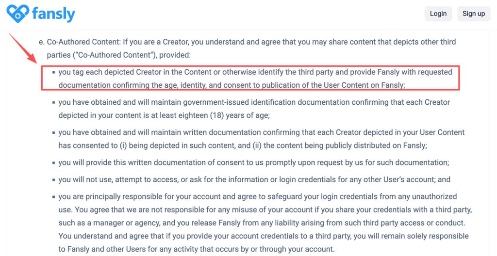Ensure compliance with age verification and co-authored documentation policies on an adult content creator app for women.