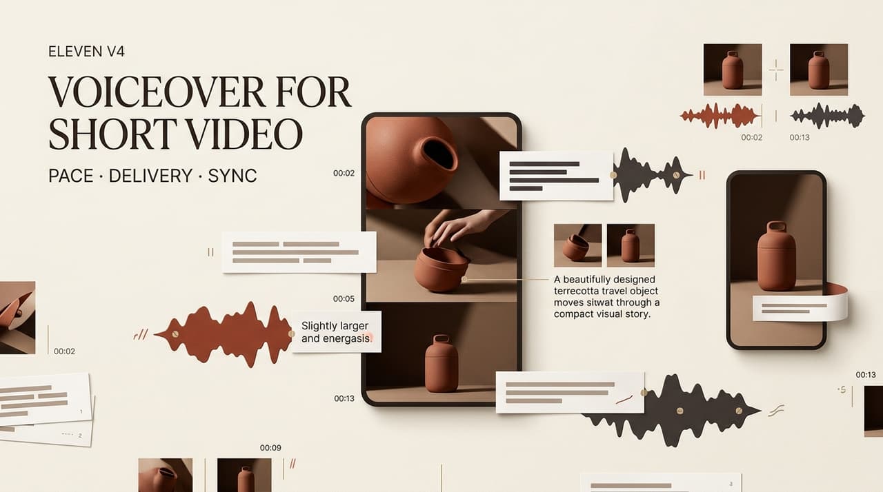 Discover how eleven v4 voiceover enhances short videos with precise pace, delivery, and audio synchronization.