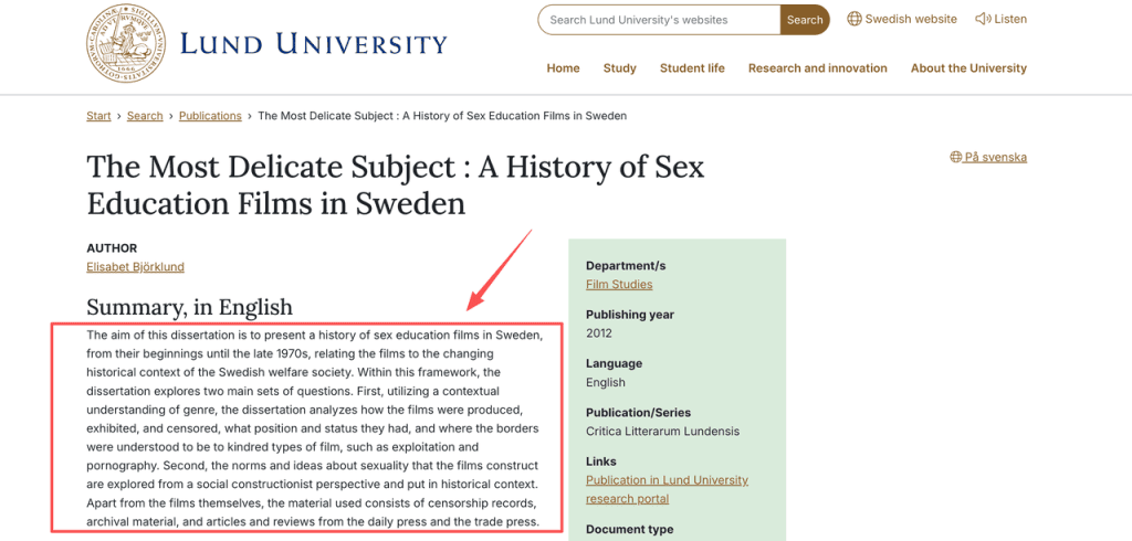 Read academic research on the history and cultural impact of vintage sex education videos.