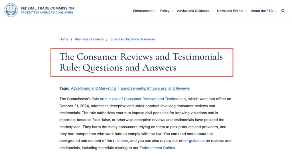 Understand federal guidelines and consumer review rules affecting your promotional 30 second explainer video.