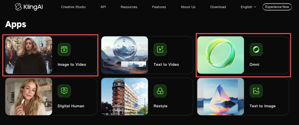 Navigate the creative studio apps and video generation modes highlighted in this helpful kling 4.0 flash tutorial.