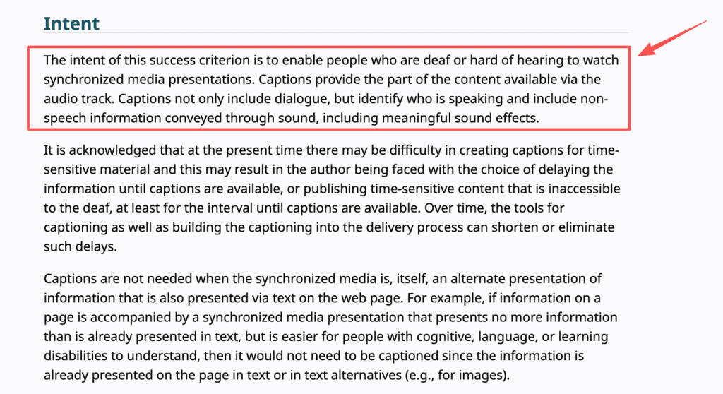 Understand accessibility guidelines and captioning needs using ai text-to-speech vs human voiceovers for training videos.