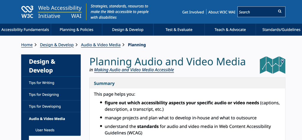 Understand accessibility requirements when learning how to make tutorial videos that comply with WCAG standards.