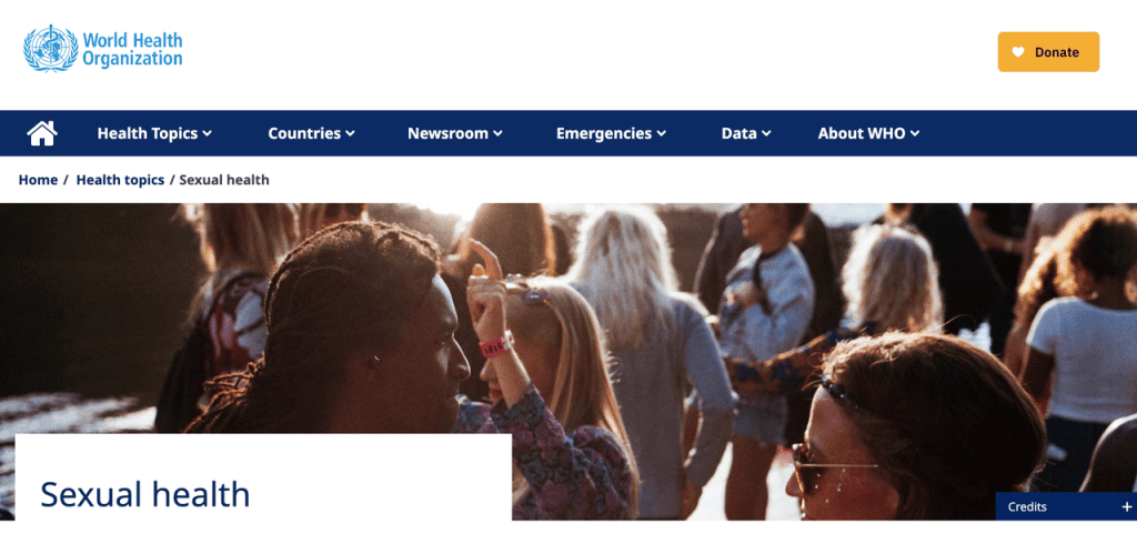 Access WHO global public health guidance evolving beyond early vintage sex education videos.